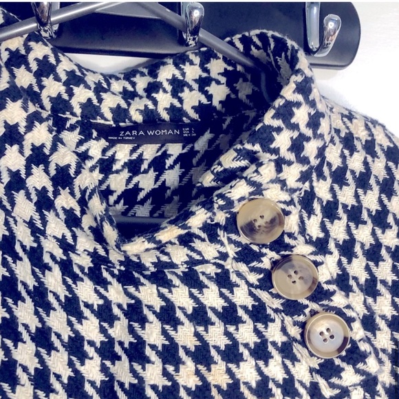 [ZARA] Houndstooth Retro Sweater - Picture 4 of 4
